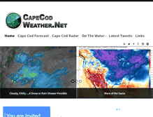 Tablet Screenshot of capecodweather.net